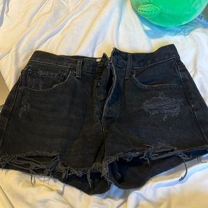 Agolde jean shorts size 25